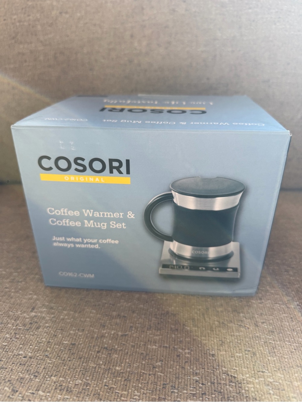 NWT COSORI Coffee Warmer & Mug Set